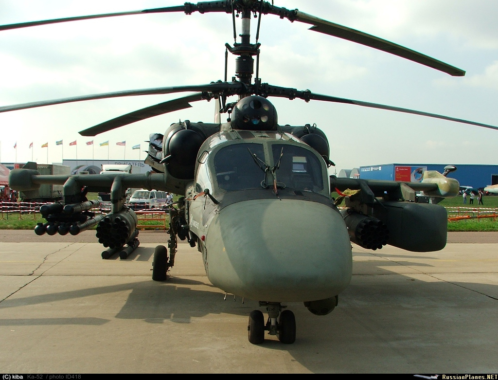 Kamov Ka-52 Alligator   ( helicóptero de ataque biplaza todo tiempo Rusia ) 000418