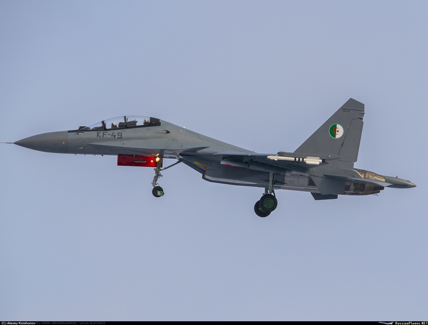 Алжир получил первые восемь истребителей Су-30МКИ(А) по третьему контракту