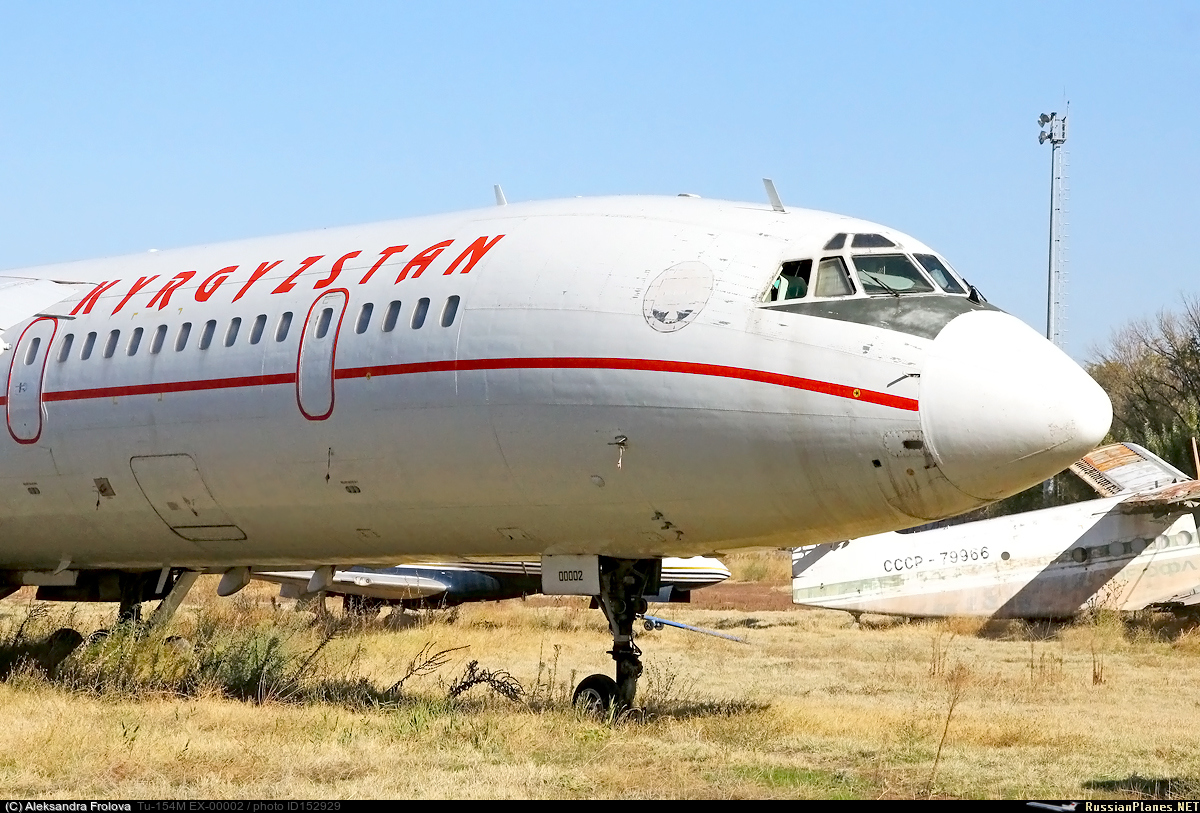 Фотография самолёта · Туполев · Ту-154М · EX-00002 (зав.н. 91A904) · Air  Manas ✈ russianplanes.net ✈ наша авиация