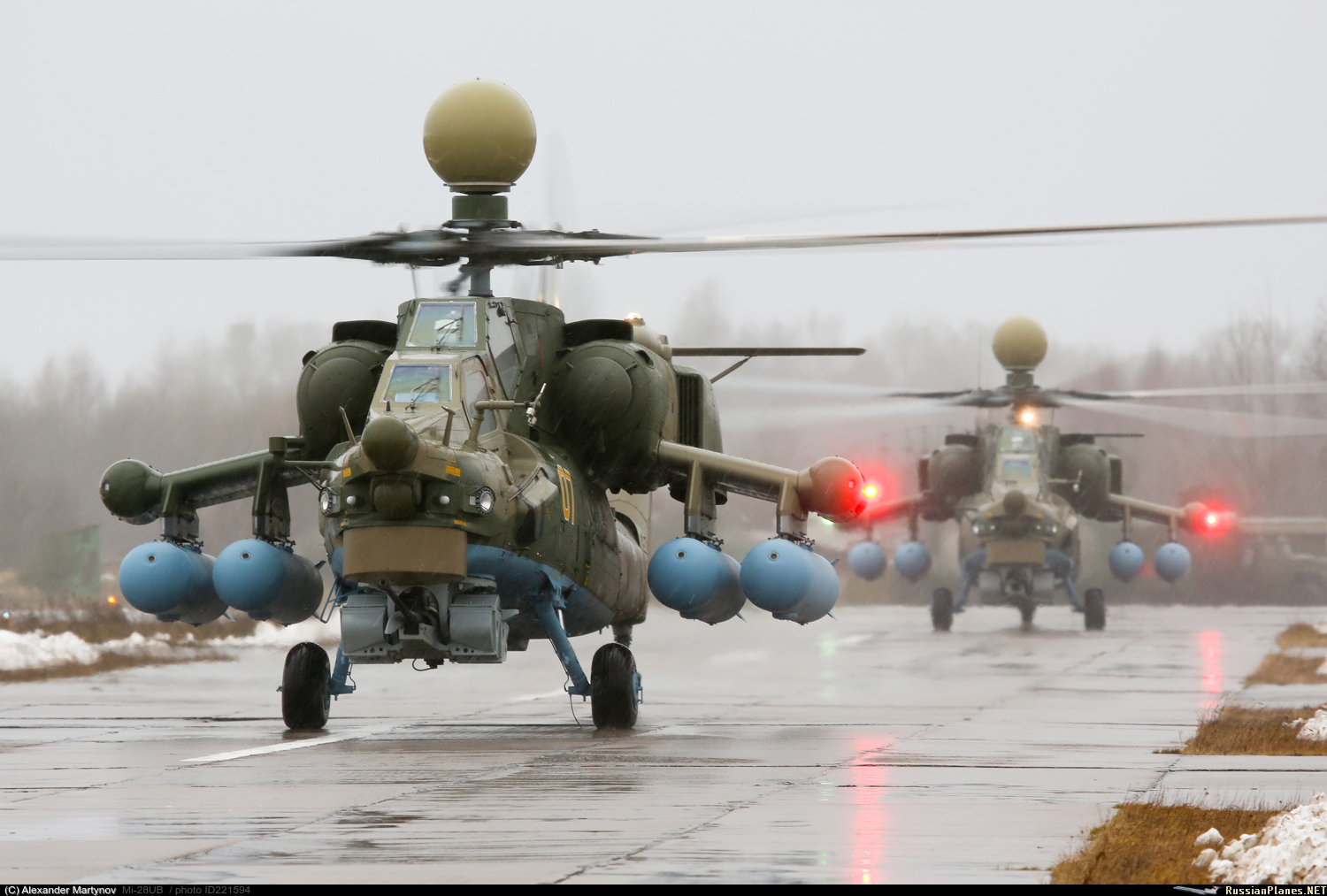 Первые два вертолета Ми-28УБ прибыли в Торжок