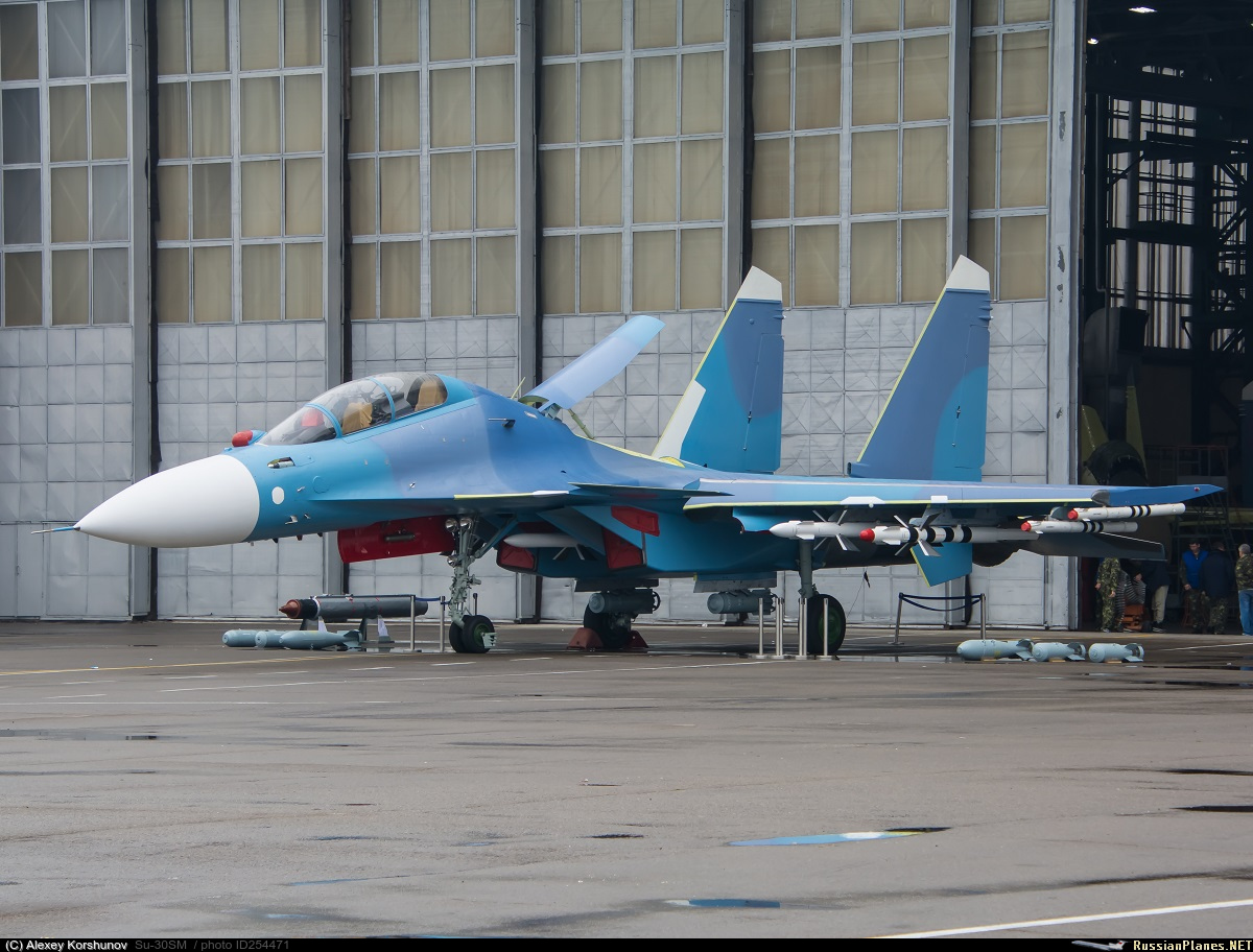Первые истребители Су-30СМ для Белоруссии