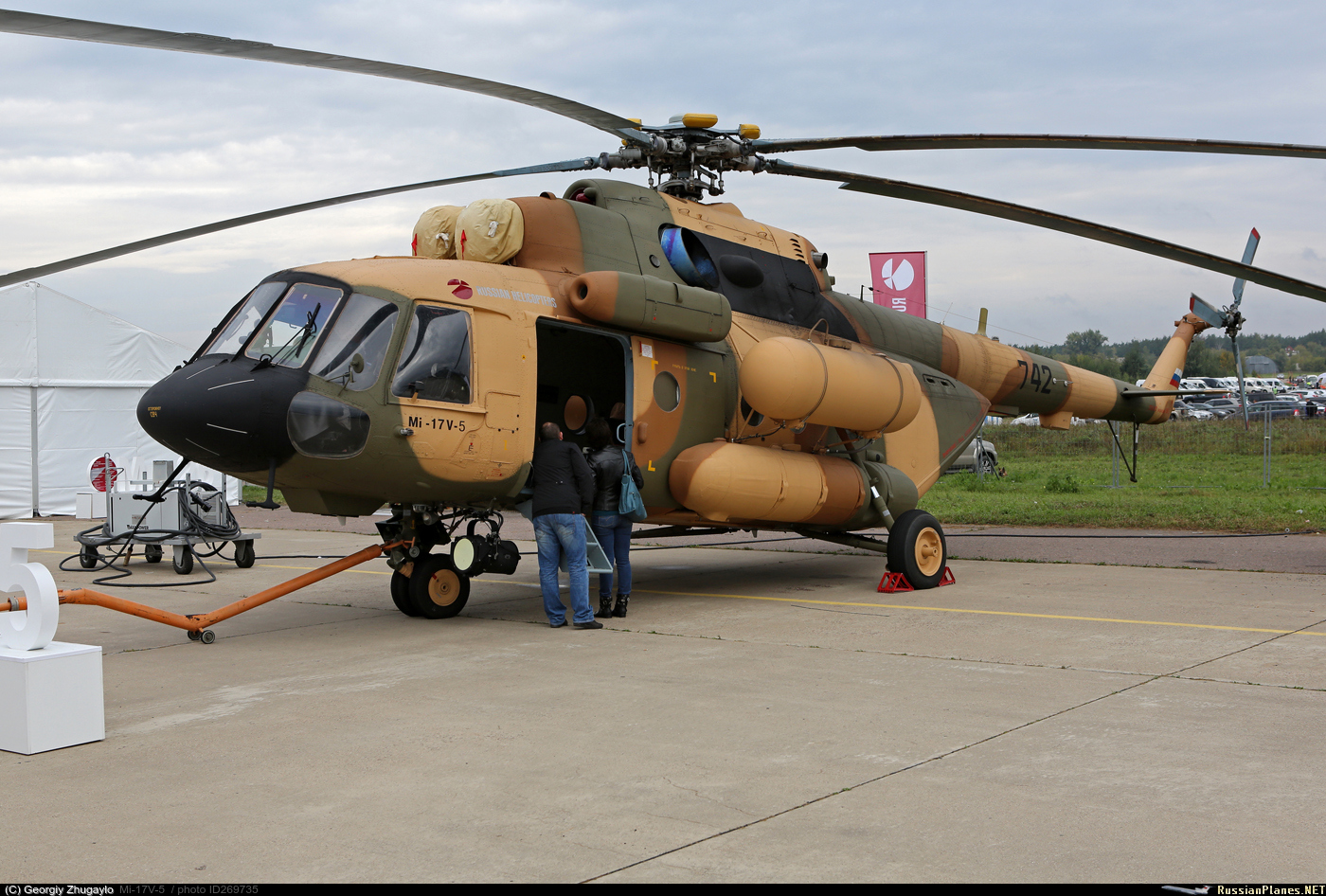 Фотография вертолёта · Миль · Ми-17В-5 · 742 (зав.н. 96742) · КБ Миля (МВЗ)  ✈ russianplanes.net ✈ наша авиация