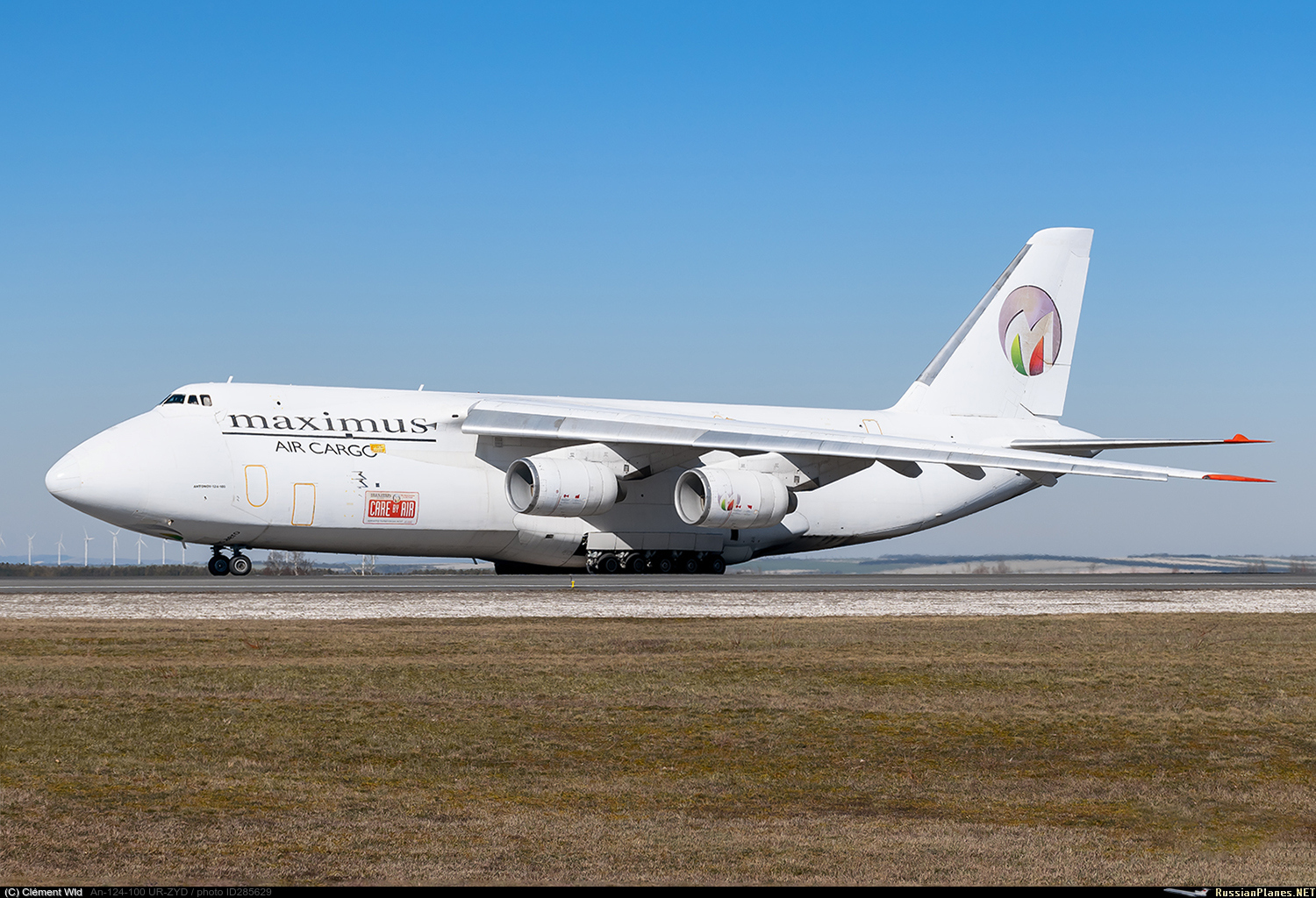 Фотография самолёта · Антонов · Ан-124-100 · UR-ZYD (зав.н. 19530502843) ·  Maximus Air Cargo russianplanes.net наша авиация