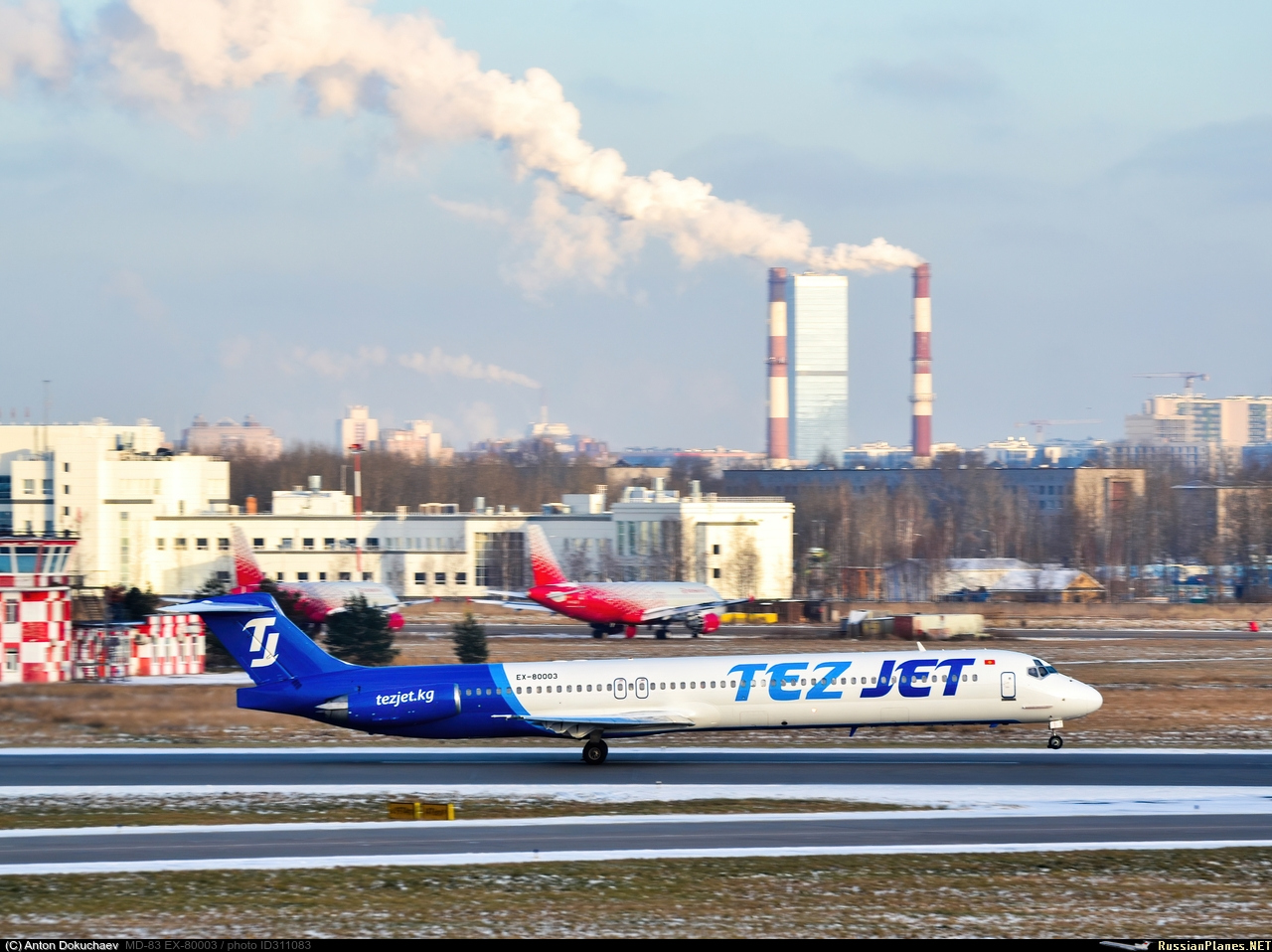 Фотография самолёта · McDonell-Douglas · MD-83 · EX-80003 (зав.н. 53487) ·  TezJet Air Company ✈ russianplanes.net ✈ наша авиация