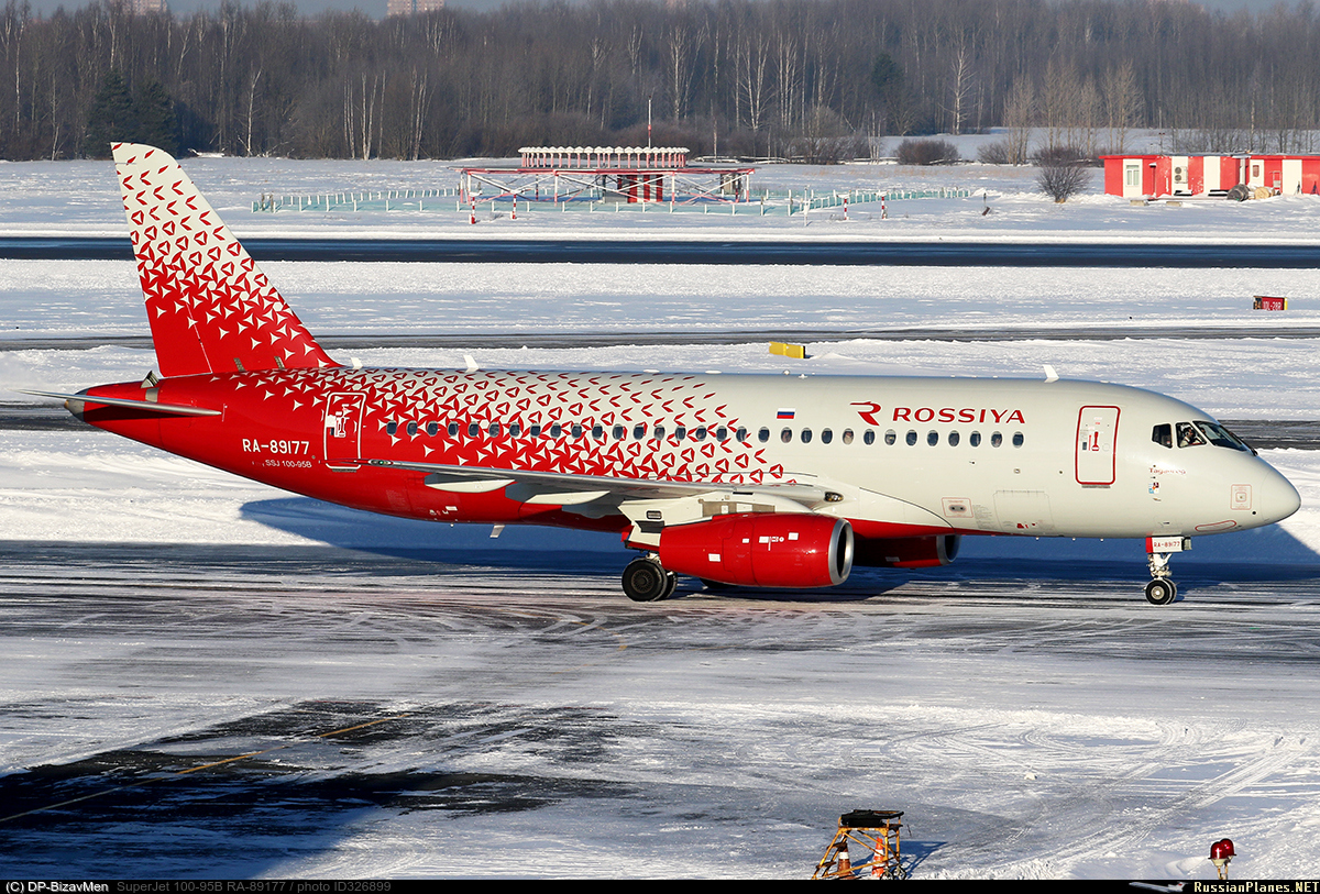 Фотография самолёта · Сухой · SuperJet 100-95B · RA-89177 