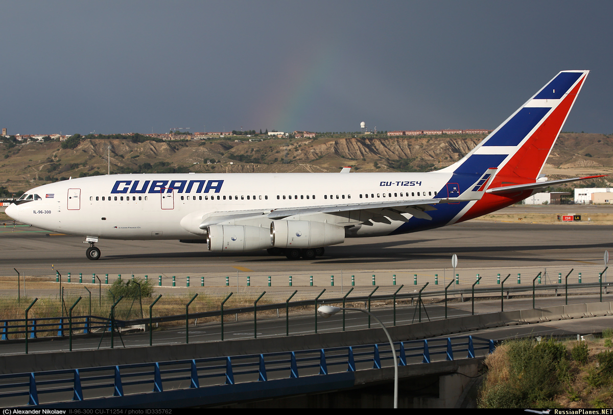 Фотография самолёта · Ильюшин · Ил-96-300 · CU-T1254 (зав.н. 74393202017) · Cubana de Aviacion ✈ russianplanes.net ✈ наша авиация