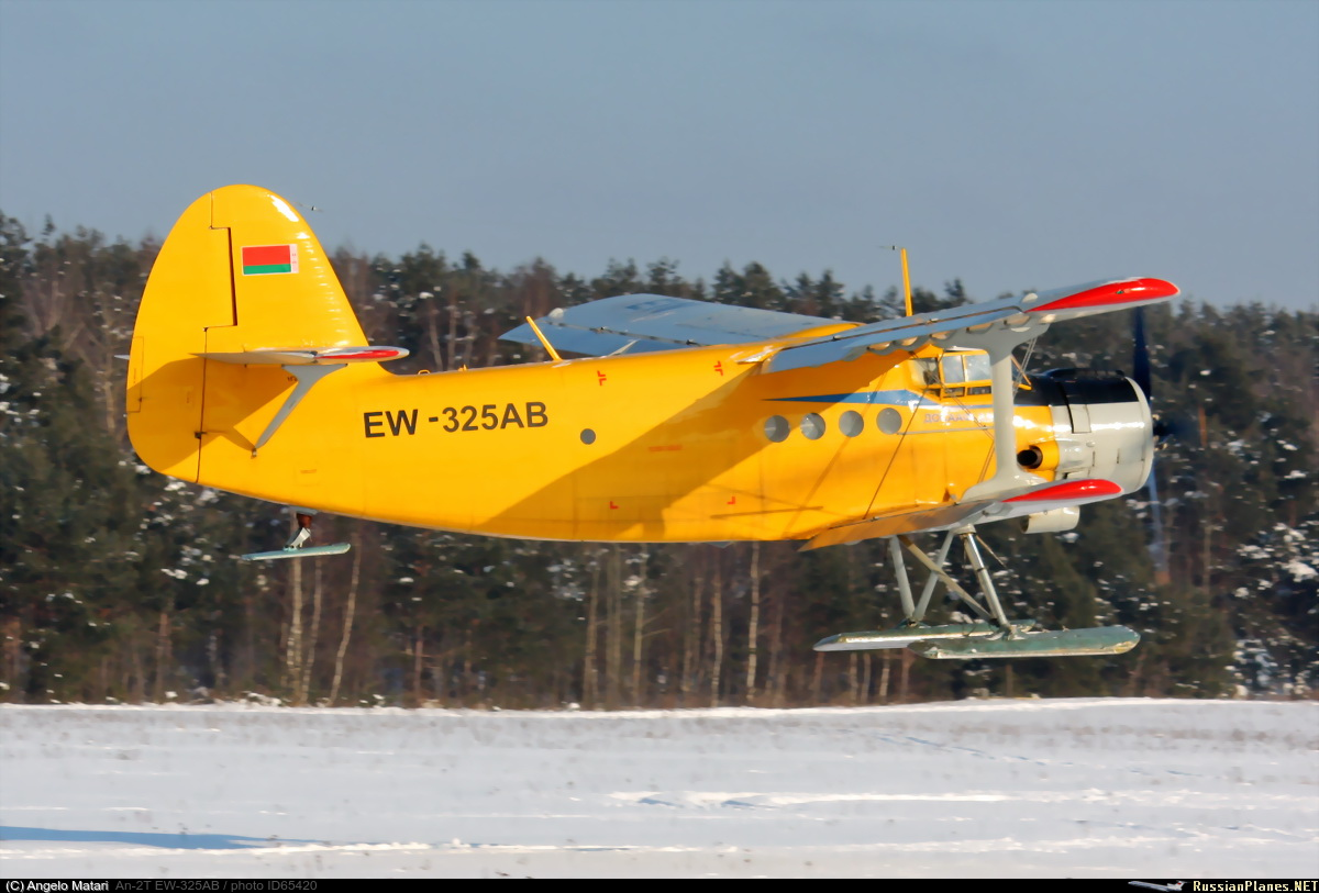 Фотография самолёта · Антонов · Ан-2Т · EW-325AB (зав.н. 1Г237-03) ·  Беларусь - ДОСААФ (БелОСТО) ✈ russianplanes.net ✈ наша авиация