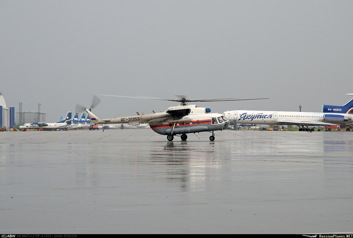 Фотография вертолёта · Миль · Ми-8МТВ-2 · RF-31353 (зав.н. 96223) · Россия  (СССР) - МЧС ✈ russianplanes.net ✈ наша авиация